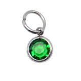 15th SILVER Hanging Birthstone Charm (Optional) - Options Variants