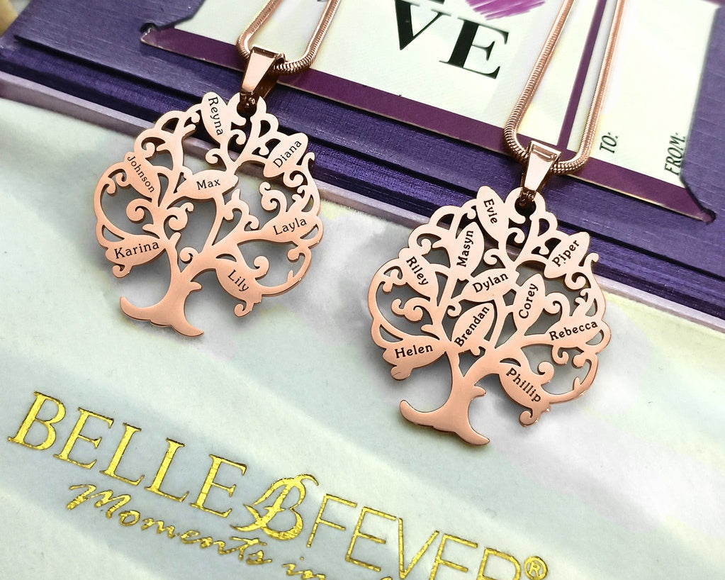 BUY ONE GET ONE Tree of My Life Necklace | Belle Fever Personalised Jewellery