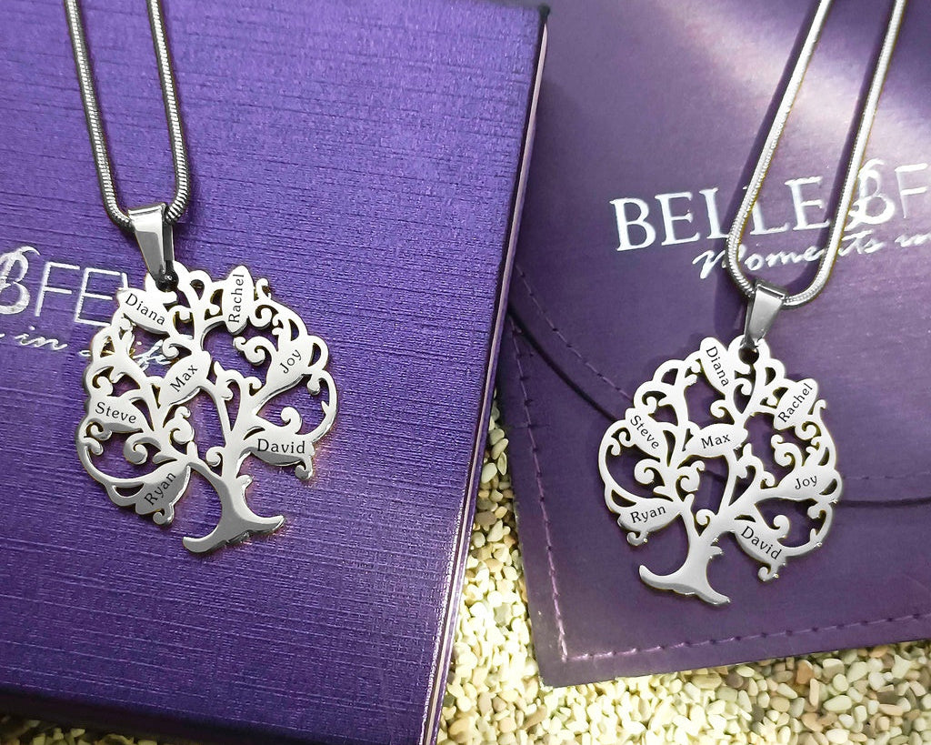 BUY ONE GET ONE Tree of My Life Necklace | Belle Fever Personalised Jewellery