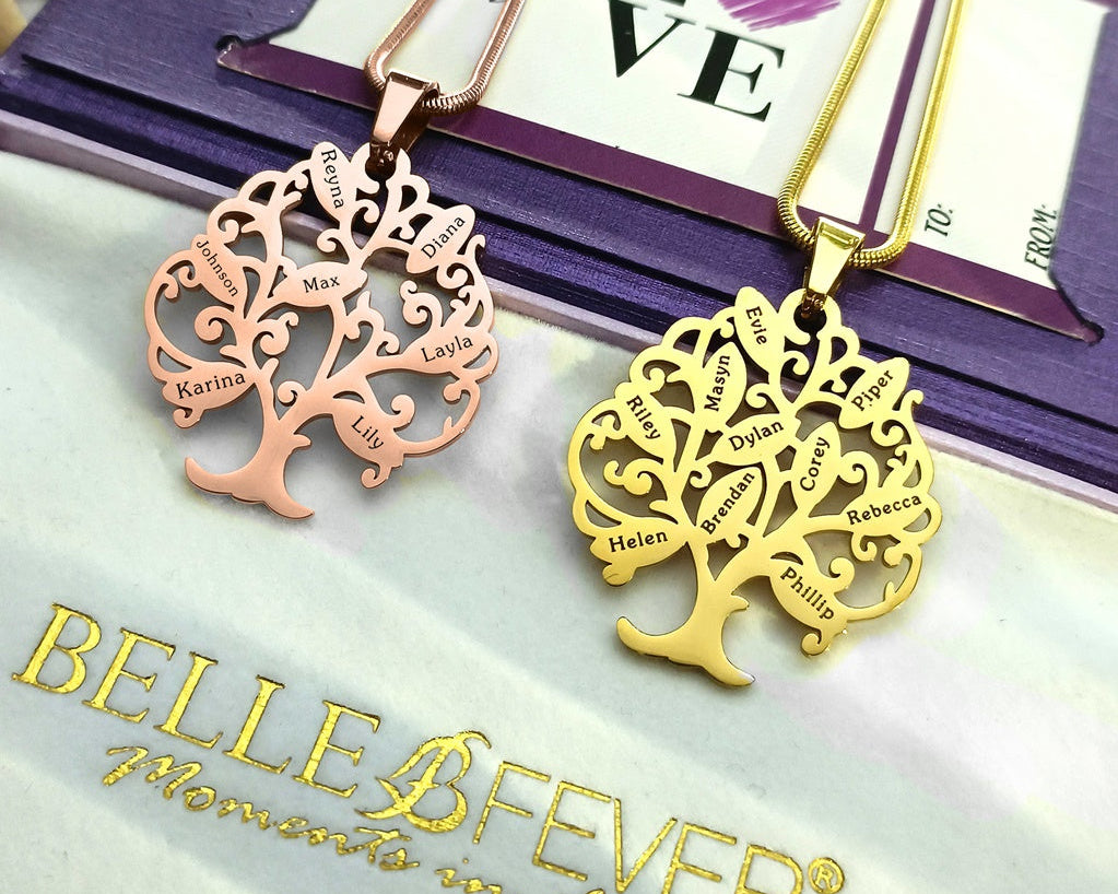 BUY ONE GET ONE Tree of My Life Necklace | Belle Fever Personalised Jewellery