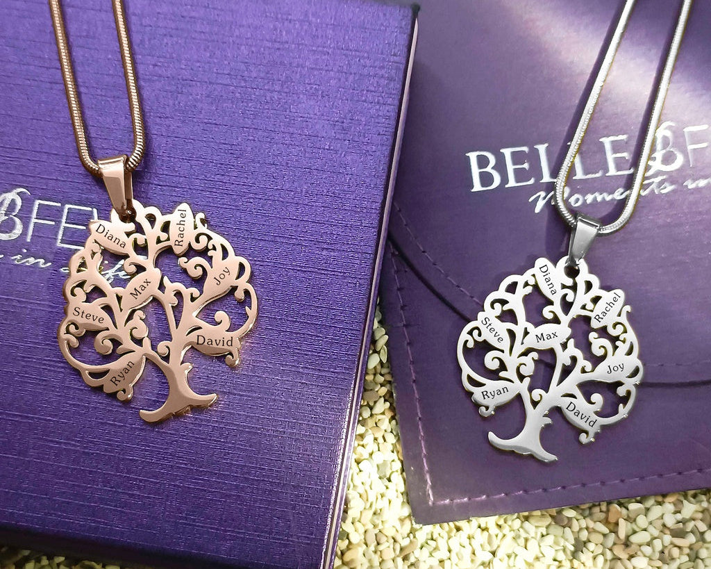 BUY ONE GET ONE Tree of My Life Necklace | Belle Fever Personalised Jewellery