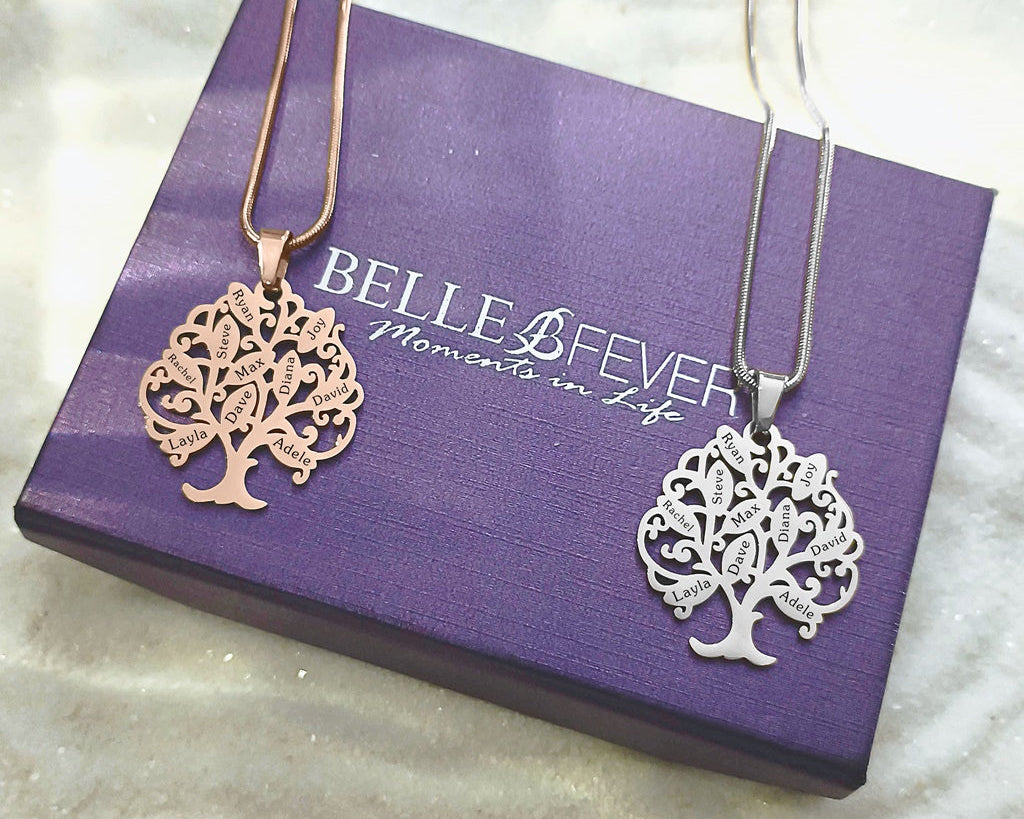 BUY ONE GET ONE Tree of My Life Necklace | Belle Fever Personalised Jewellery