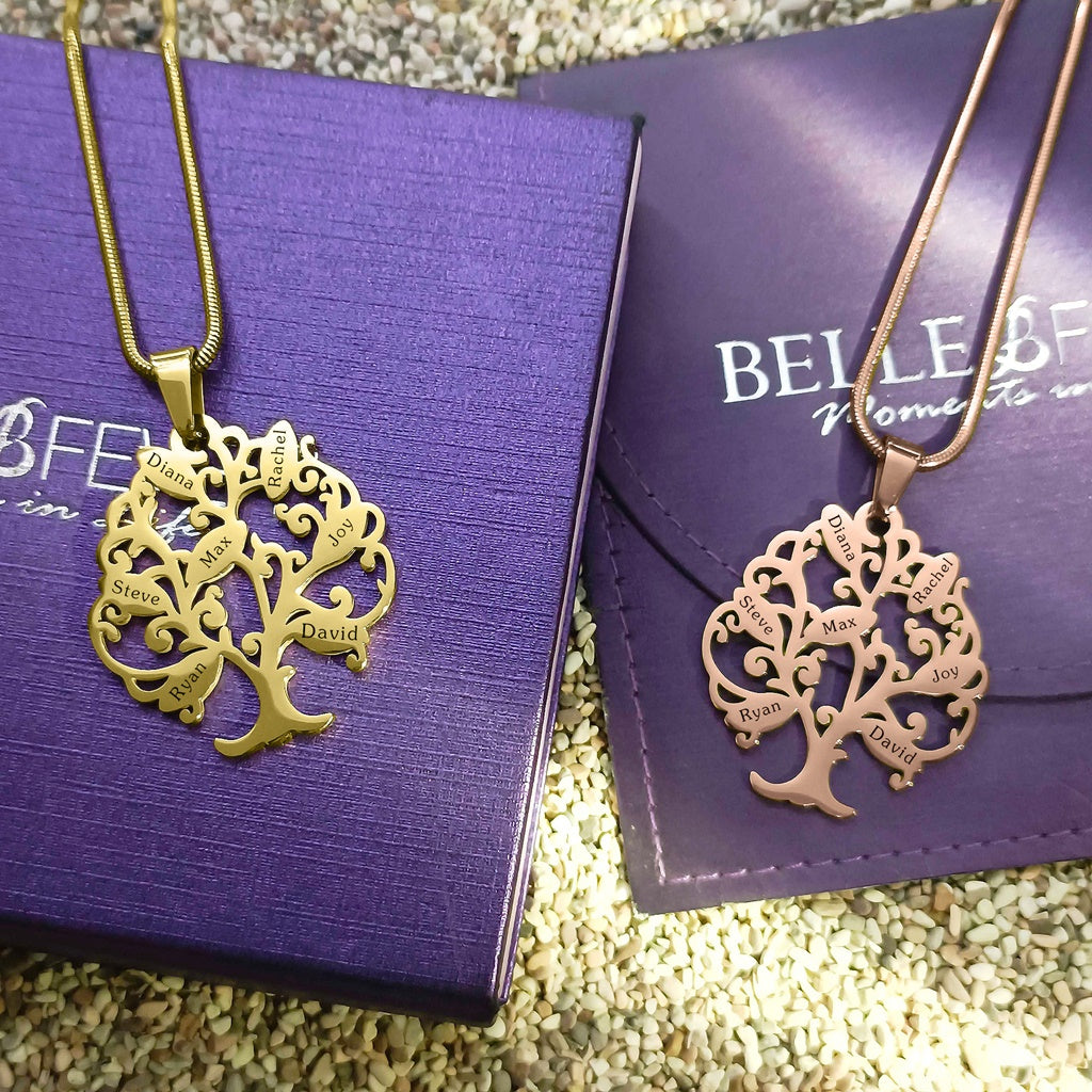 BUY ONE GET ONE Tree of My Life Necklace | Belle Fever Personalised Jewellery