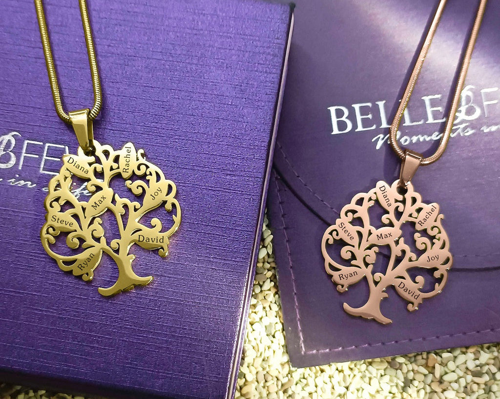 BUY ONE GET ONE Tree of My Life Necklace | Belle Fever Personalised Jewellery