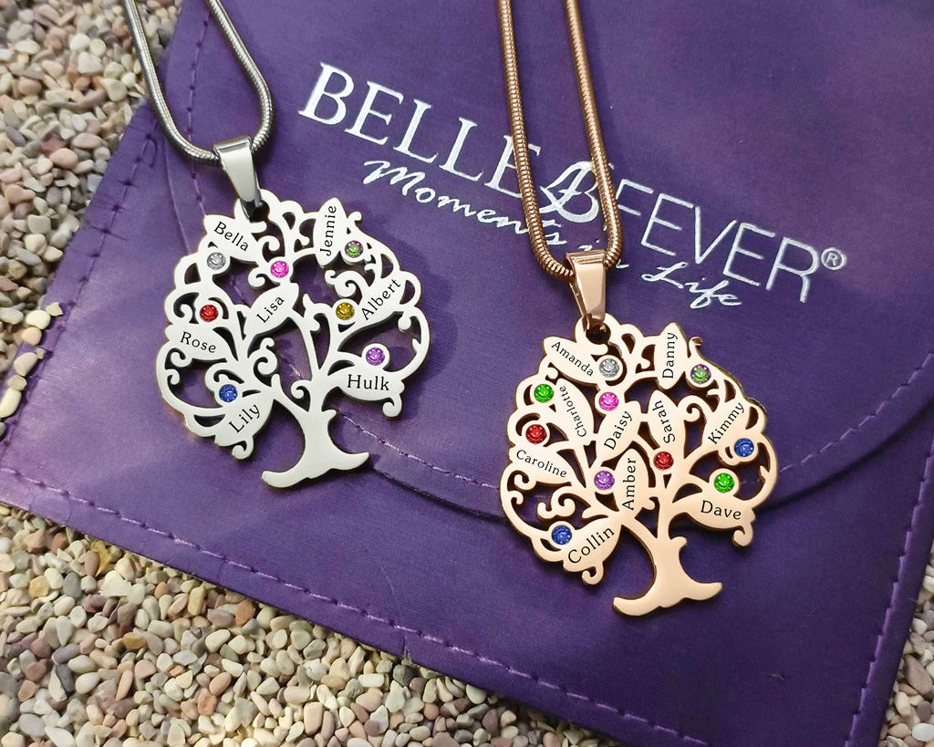 BUY ONE GET ONE Tree of My Life Necklace | Belle Fever Personalised Jewellery