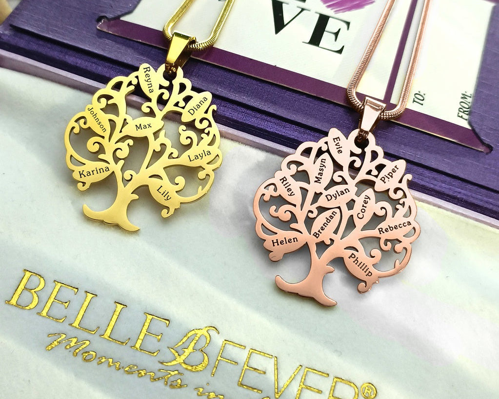 BUY ONE GET ONE Tree of My Life Necklace | Belle Fever Personalised Jewellery