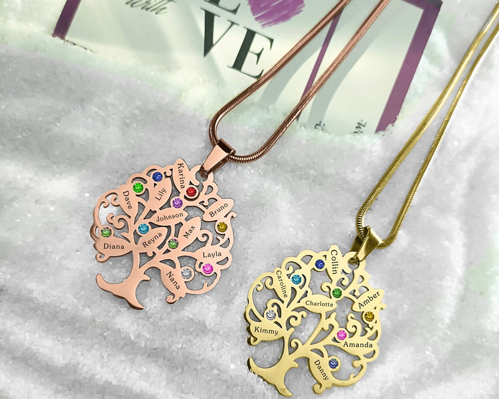 BUY ONE GET ONE Tree of My Life Necklace | Belle Fever Personalised Jewellery