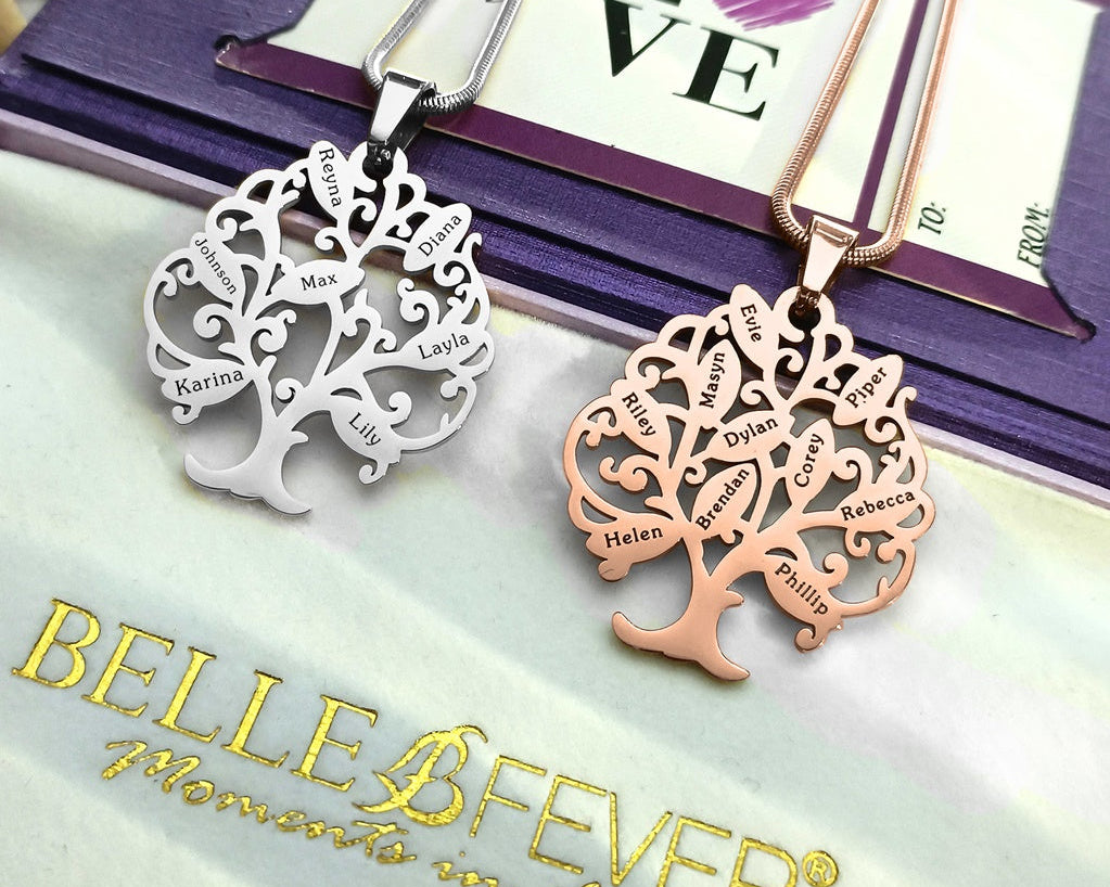 BUY ONE GET ONE Tree of My Life Necklace | Belle Fever Personalised Jewellery