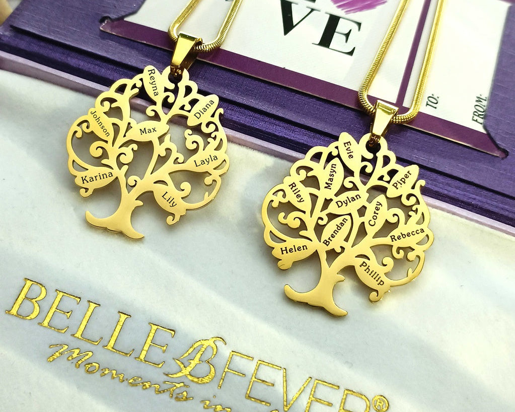 BUY ONE GET ONE Tree of My Life Necklace | Belle Fever Personalised Jewellery