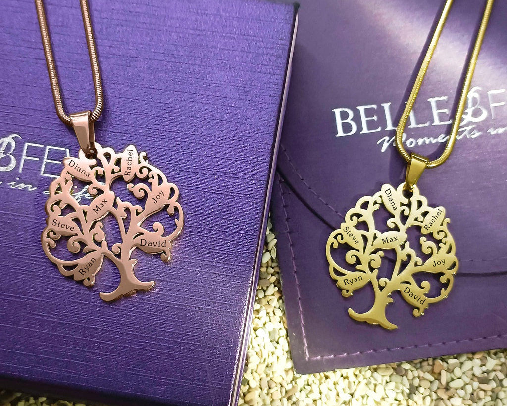 BUY ONE GET ONE Tree of My Life Necklace | Belle Fever Personalised Jewellery