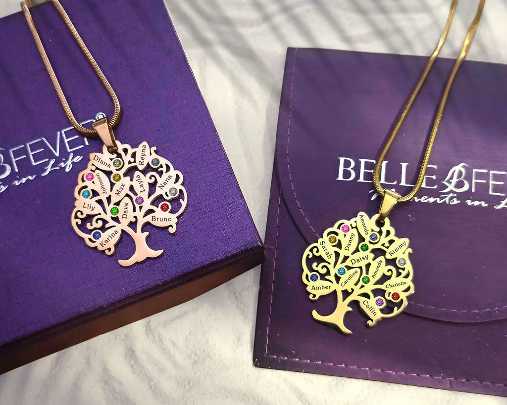 BUY ONE GET ONE Tree of My Life Necklace | Belle Fever Personalised Jewellery