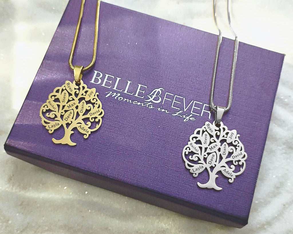 BUY ONE GET ONE Tree of My Life Necklace | Belle Fever Personalised Jewellery