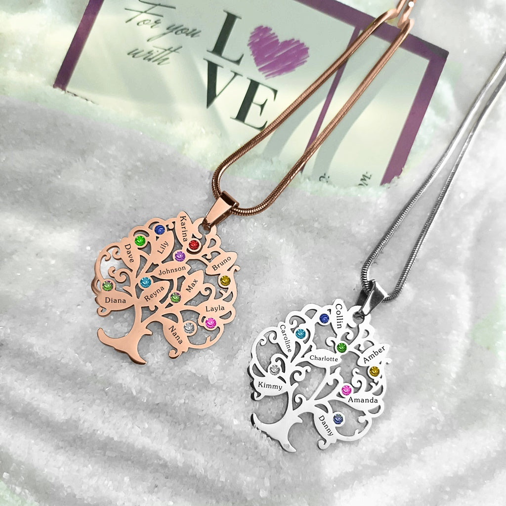 BUY ONE GET ONE Tree of My Life Necklace | Belle Fever Personalised Jewellery