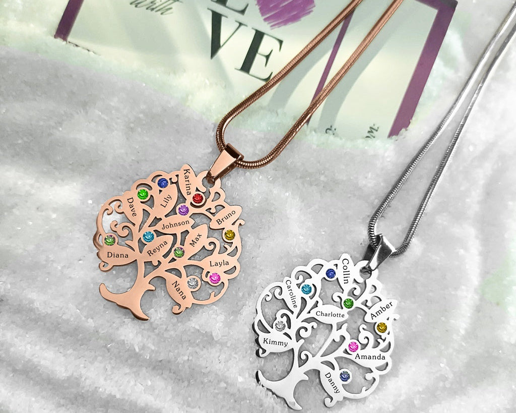 BUY ONE GET ONE Tree of My Life Necklace | Belle Fever Personalised Jewellery