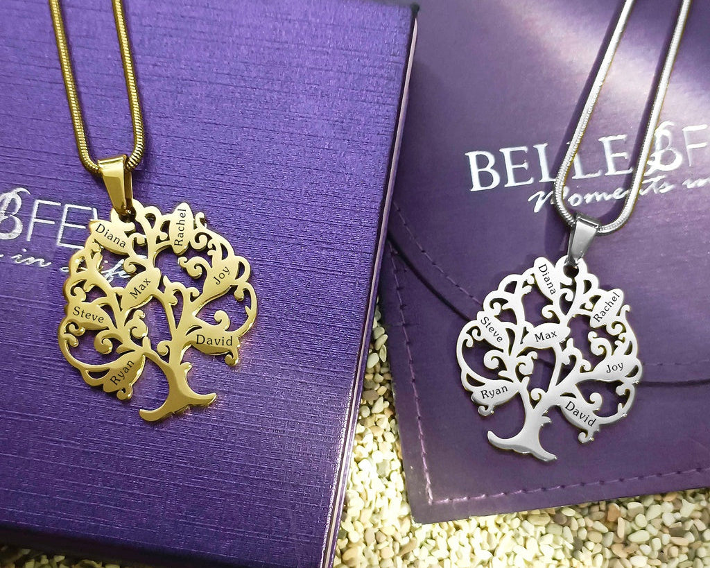 BUY ONE GET ONE Tree of My Life Necklace | Belle Fever Personalised Jewellery