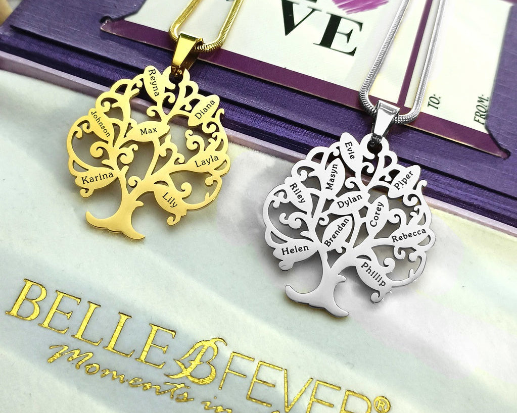 BUY ONE GET ONE Tree of My Life Necklace | Belle Fever Personalised Jewellery