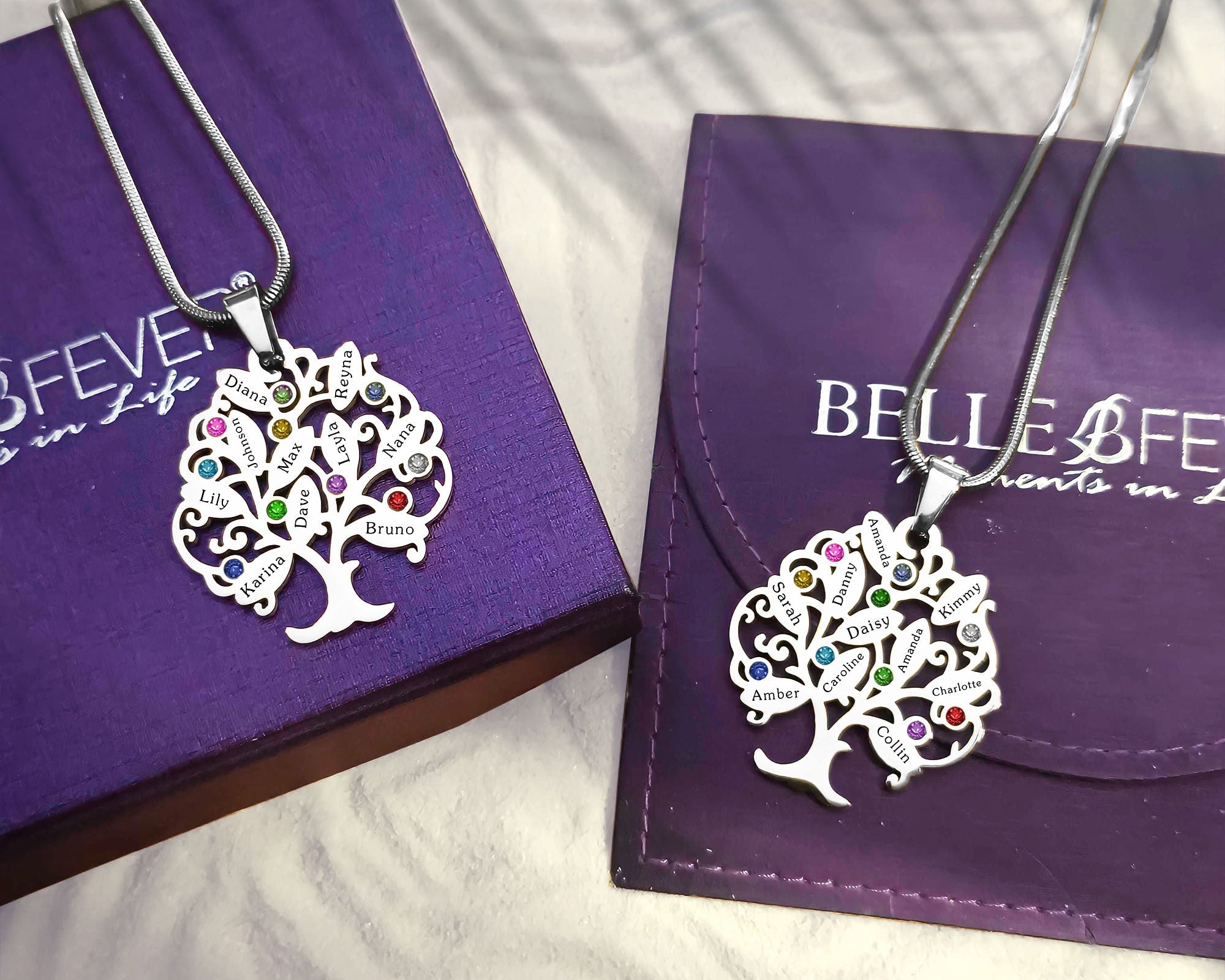 BUY ONE GET ONE Tree of My Life Necklace | Belle Fever Personalised Jewellery