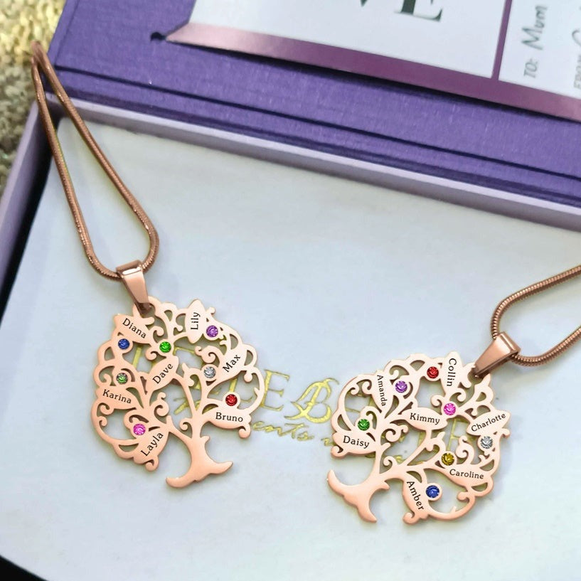 BUY ONE GET ONE Tree of My Life Necklace | Belle Fever Personalised Jewellery