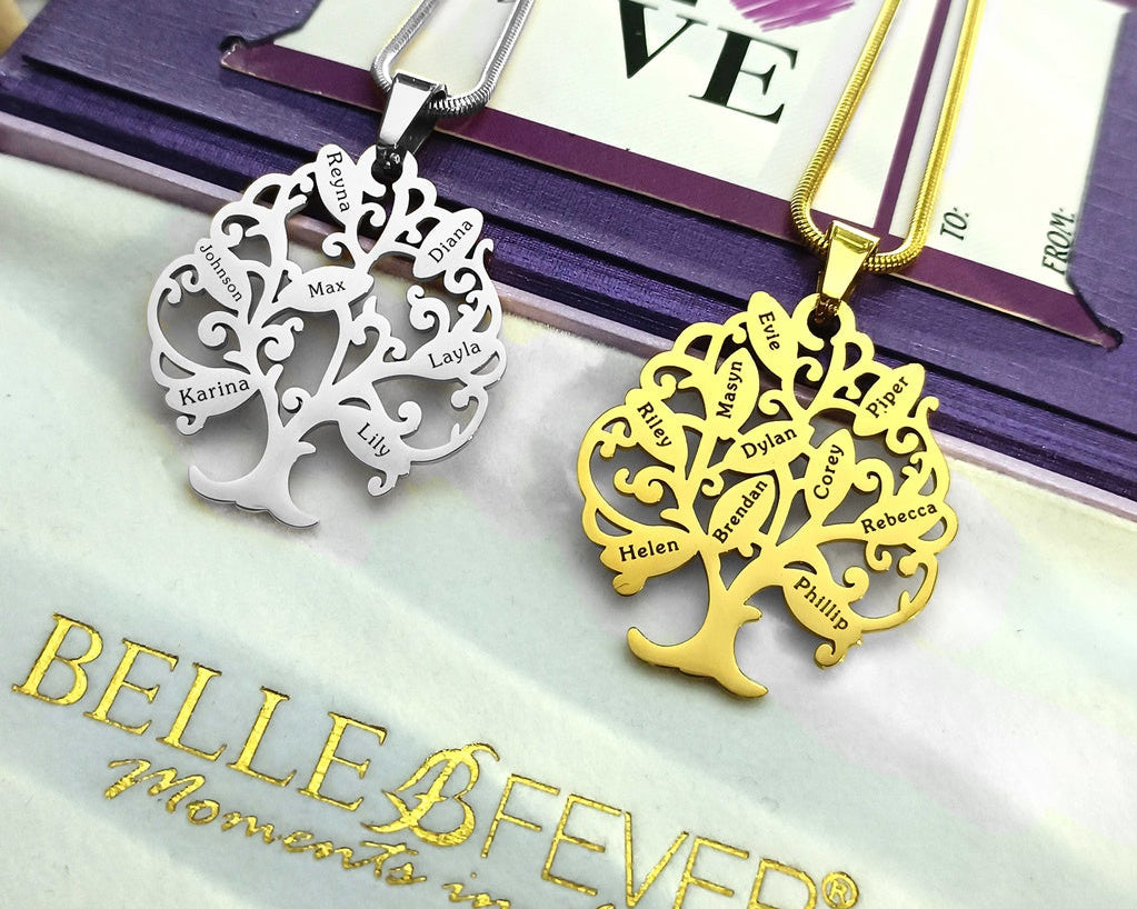 BUY ONE GET ONE Tree of My Life Necklace | Belle Fever Personalised Jewellery