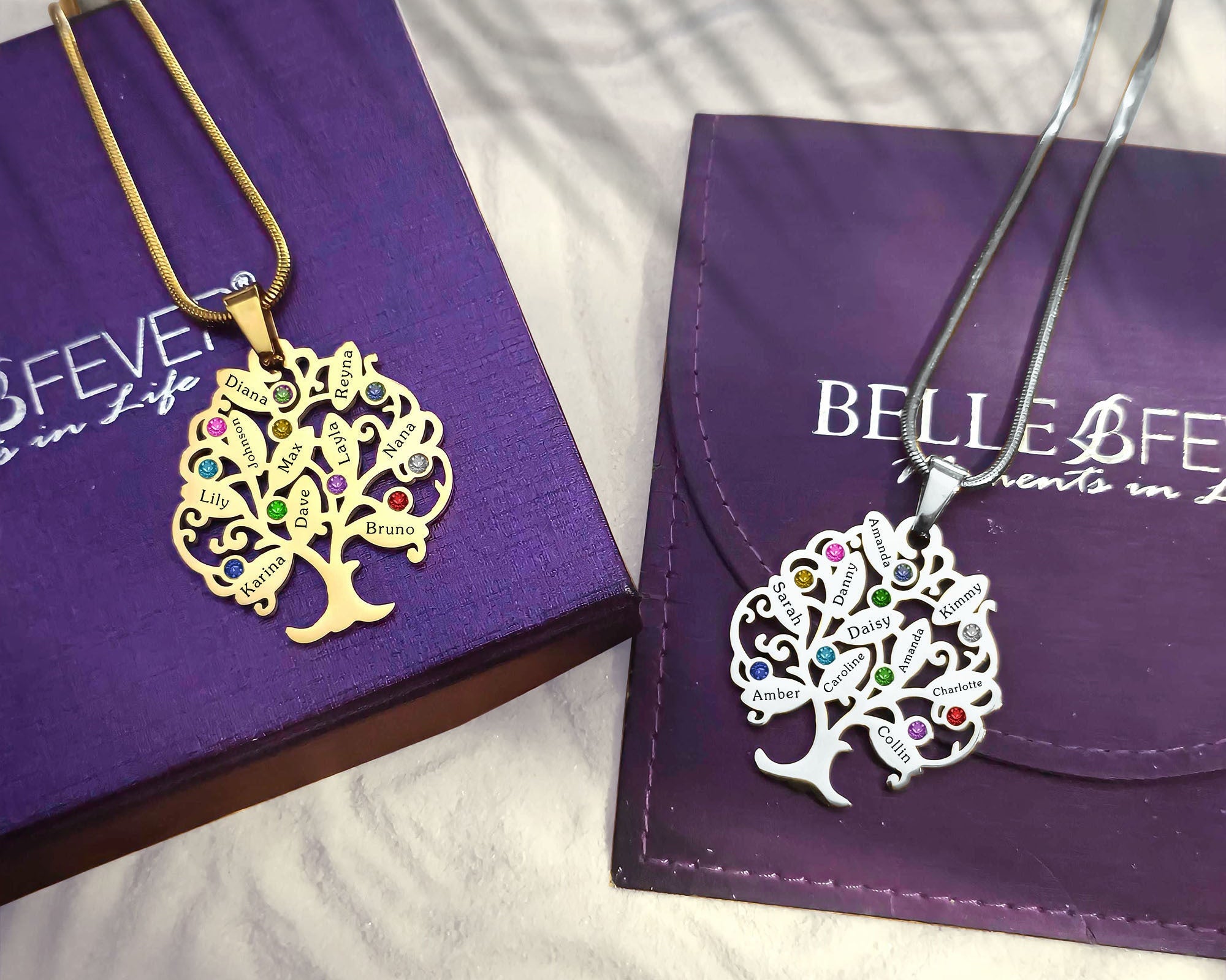 BUY ONE GET ONE Tree of My Life Necklace | Belle Fever Personalised Jewellery