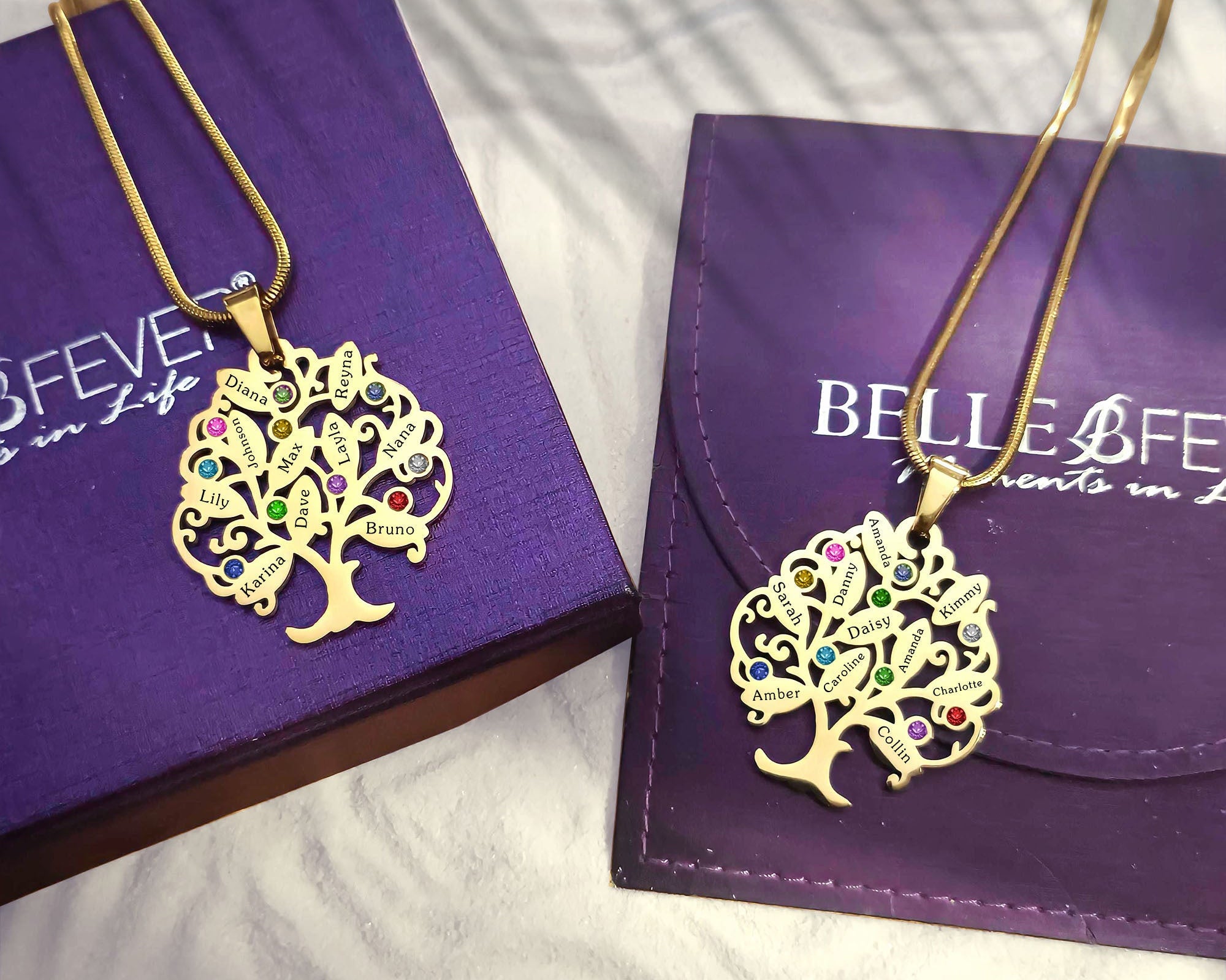 BUY ONE GET ONE Tree of My Life Necklace | Belle Fever Personalised Jewellery