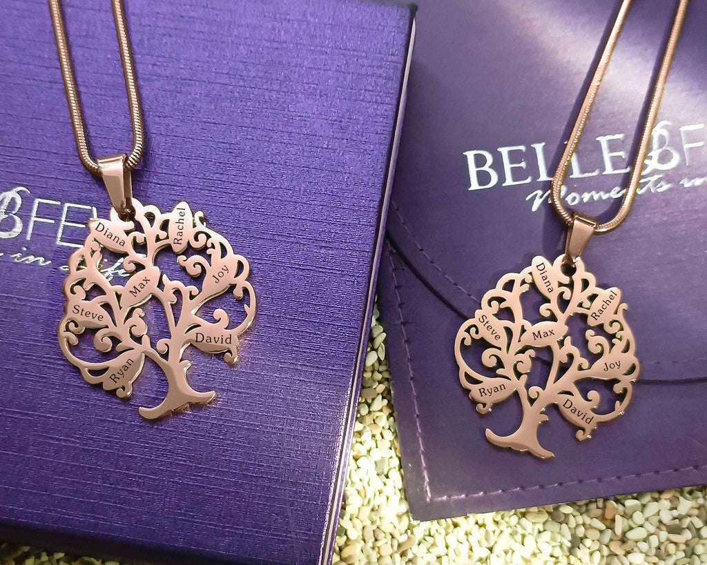 BUY ONE GET ONE Tree of My Life Necklace | Belle Fever Personalised Jewellery