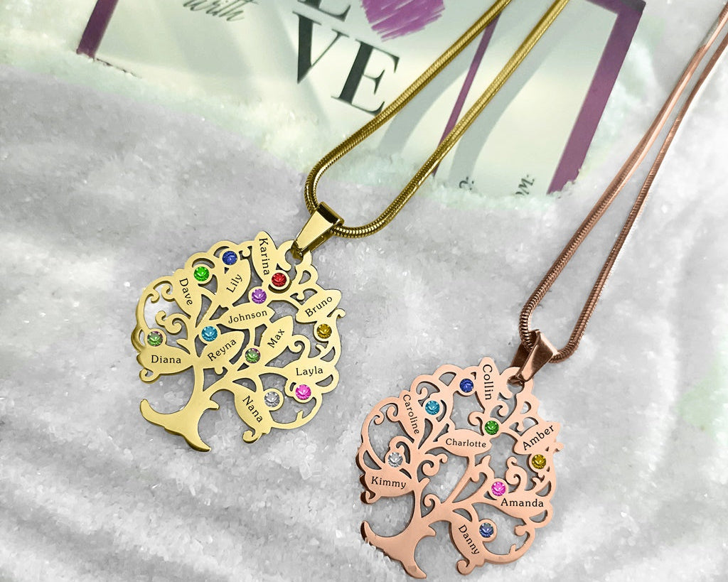 BUY ONE GET ONE Tree of My Life Necklace | Belle Fever Personalised Jewellery