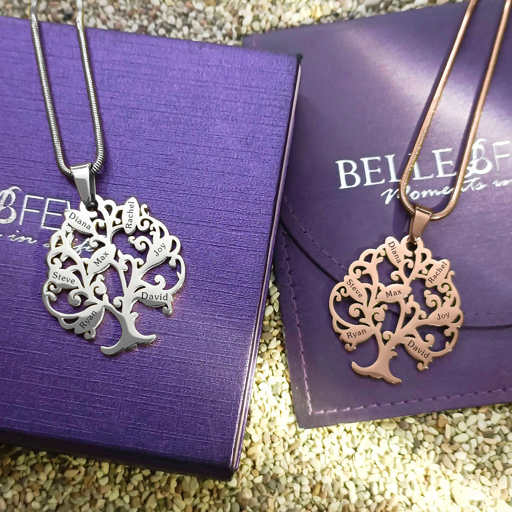 BUY ONE GET ONE Tree of My Life Necklace | Belle Fever Personalised Jewellery