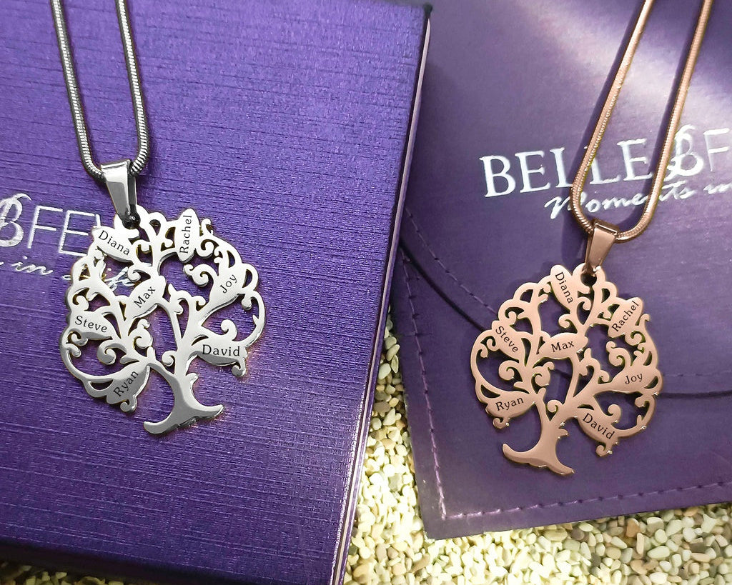 BUY ONE GET ONE Tree of My Life Necklace | Belle Fever Personalised Jewellery