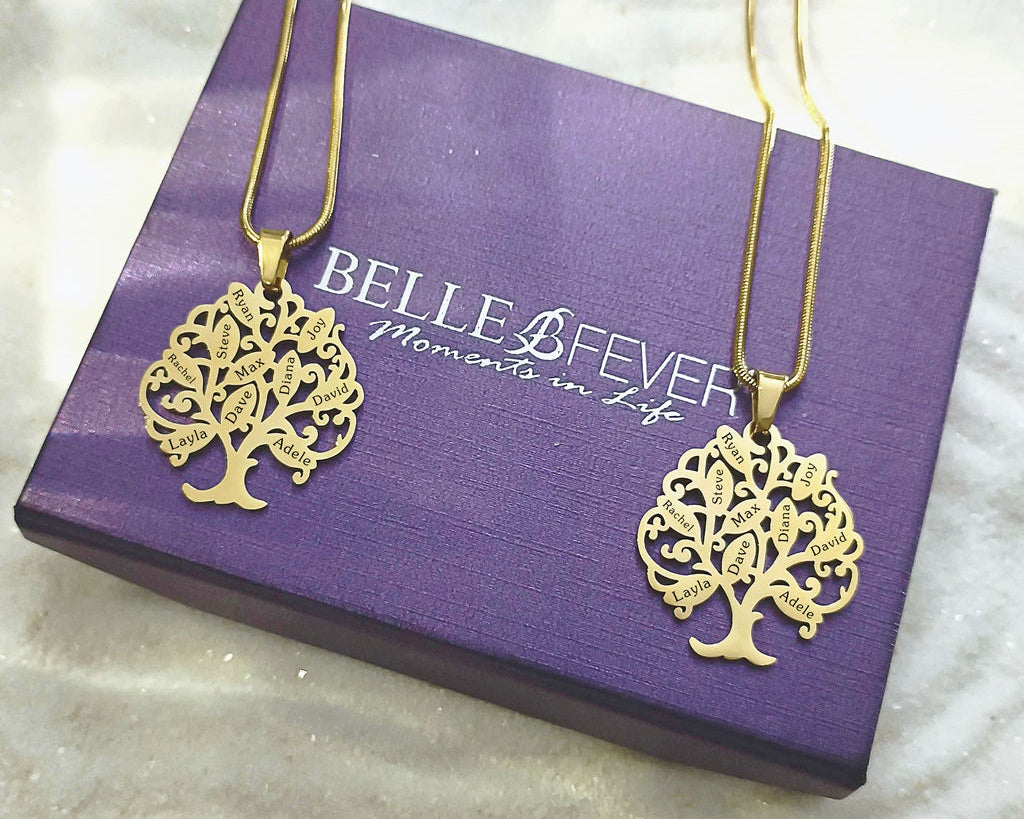 BUY ONE GET ONE Tree of My Life Necklace | Belle Fever Personalised Jewellery