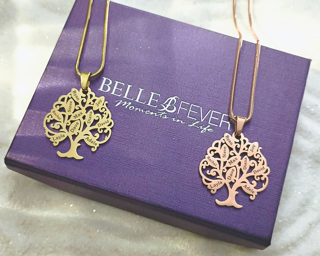 BUY ONE GET ONE Tree of My Life Necklace | Belle Fever Personalised Jewellery