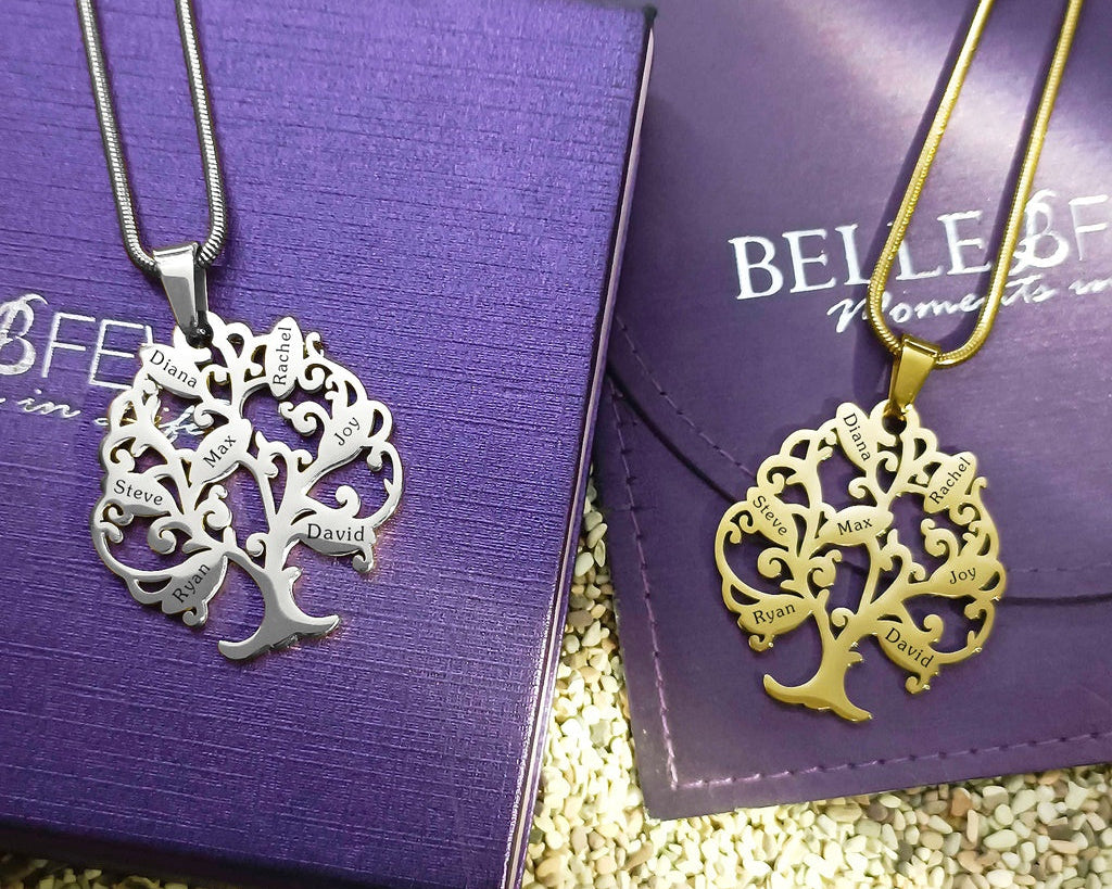 BUY ONE GET ONE Tree of My Life Necklace | Belle Fever Personalised Jewellery