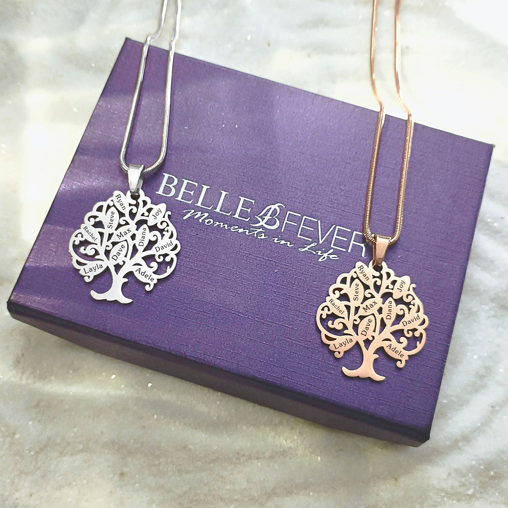 BUY ONE GET ONE Tree of My Life Necklace | Belle Fever Personalised Jewellery