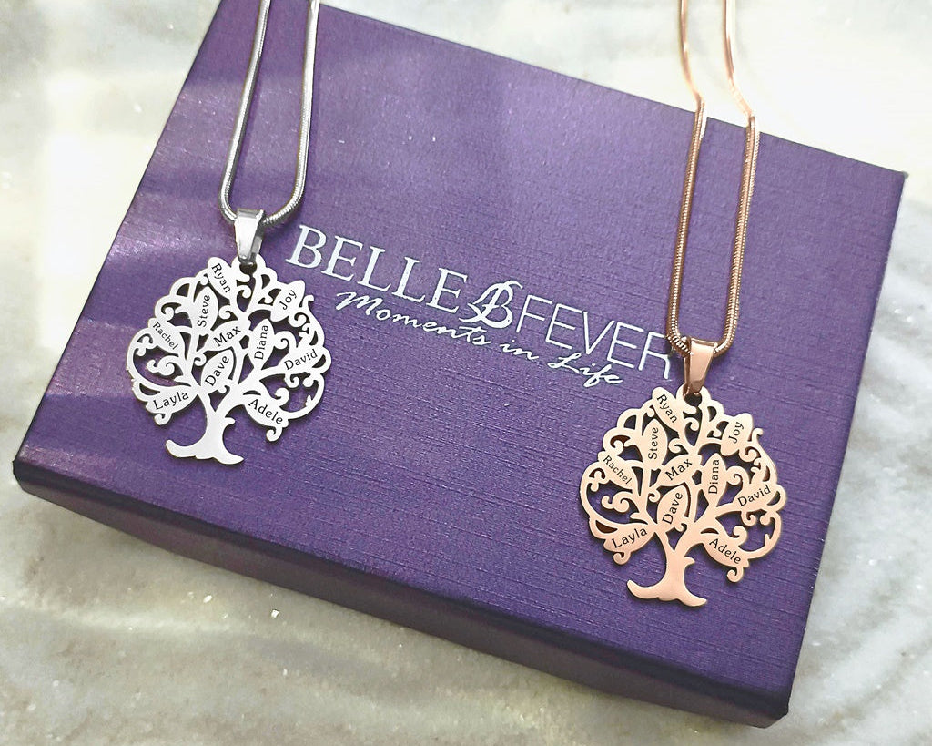 BUY ONE GET ONE Tree of My Life Necklace | Belle Fever Personalised Jewellery