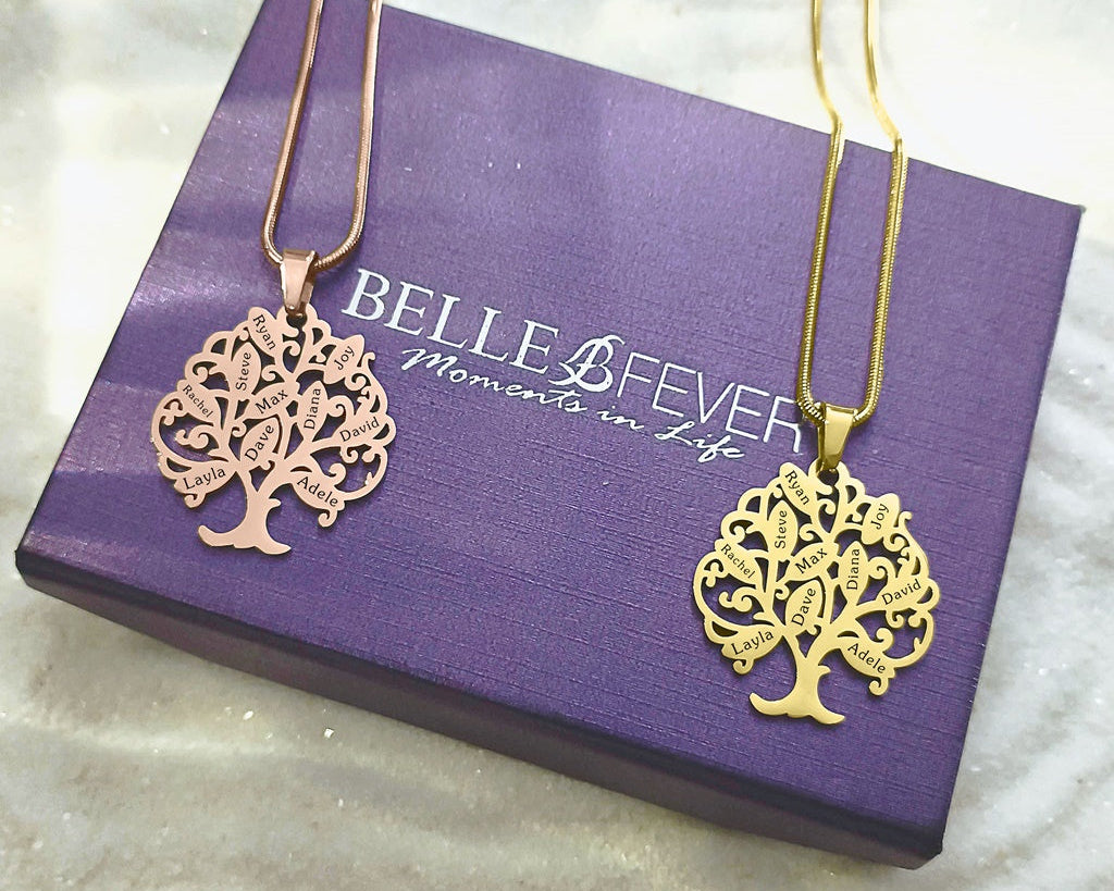 BUY ONE GET ONE Tree of My Life Necklace | Belle Fever Personalised Jewellery