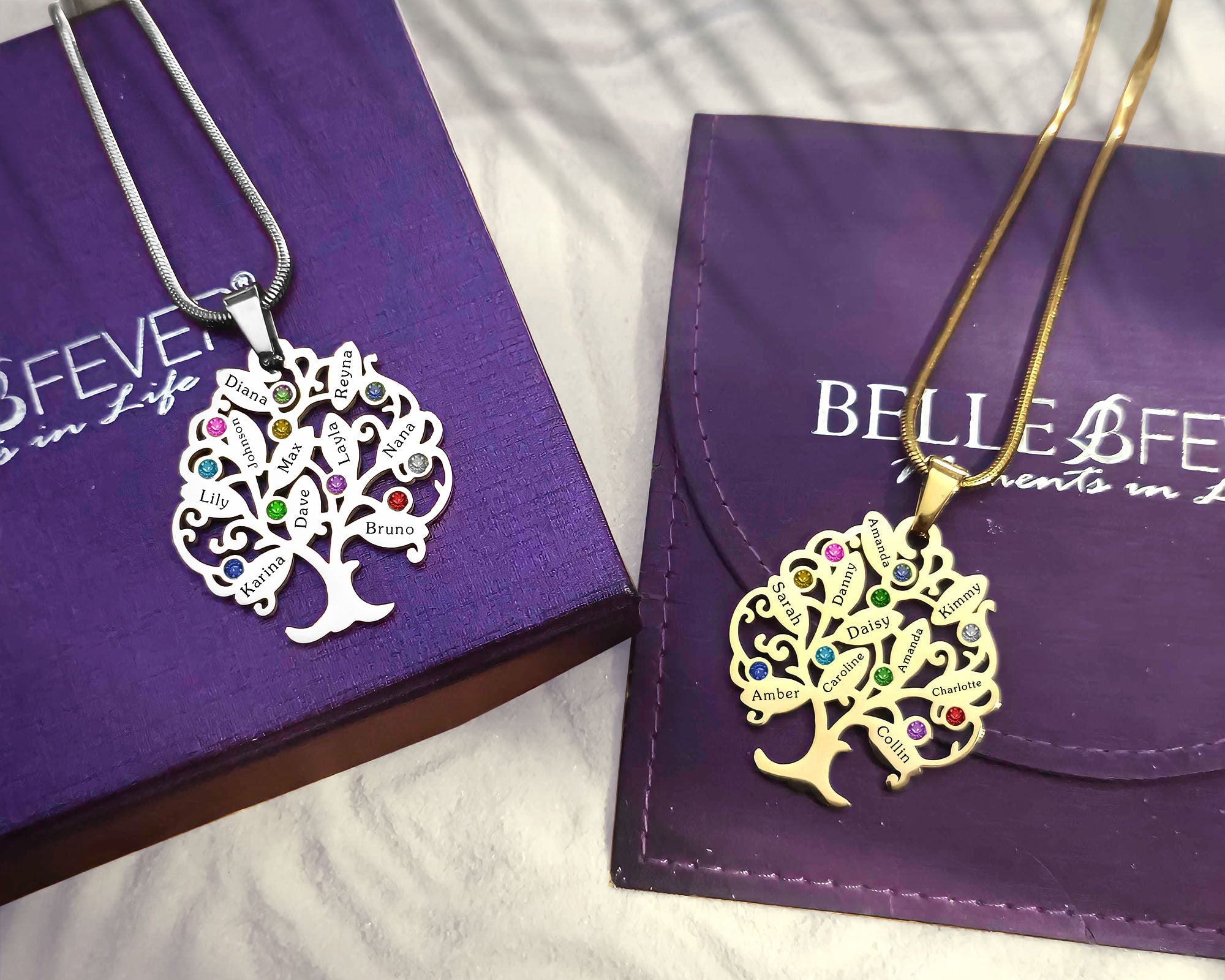 BUY ONE GET ONE Tree of My Life Necklace | Belle Fever Personalised Jewellery