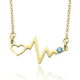 Heartbeat Necklace (Custom Design Available) | Belle Fever Personalised Jewellery