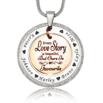 Sparkling Love Story Necklace | Belle Fever Personalised Jewellery