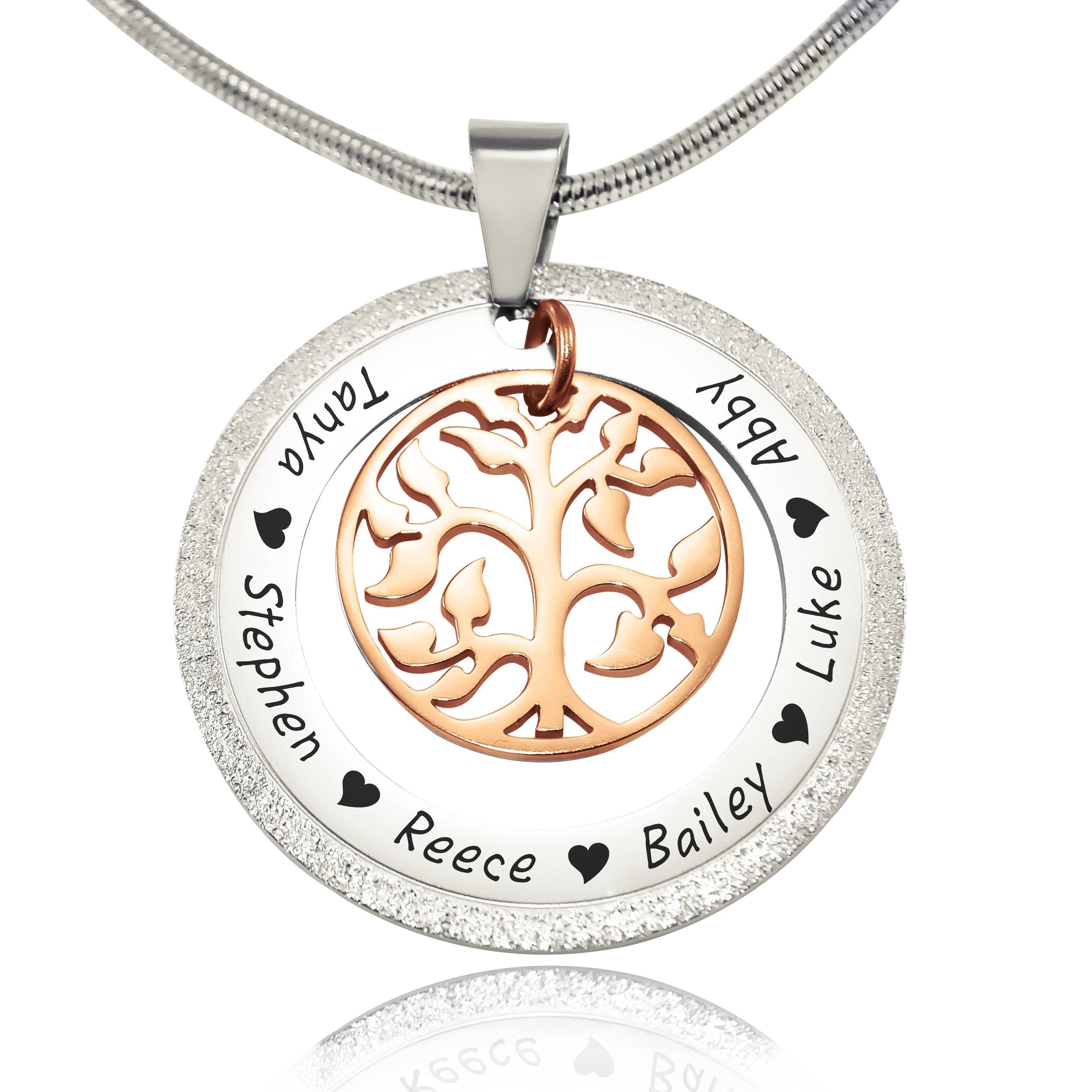 Sparkling My Family Tree Necklace | Belle Fever Personalised Jewellery
