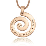 Swirls of Time Necklace | Belle Fever Personalised Jewellery