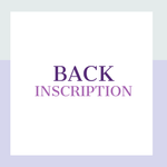 ADD Back Inscription - Options Variants
