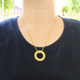Always Forever Washer Necklace - Memorial & Cremation Jewellery by Belle Fever
