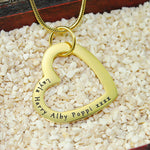 Always in My Heart Necklace - Memorial & Cremation Jewellery by Belle Fever