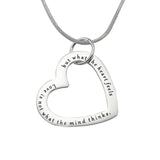 Always in My Heart Necklace - Memorial & Cremation Jewellery by Belle Fever