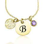 Always There Initial Personalised Necklace - ARTI by Belle Fever