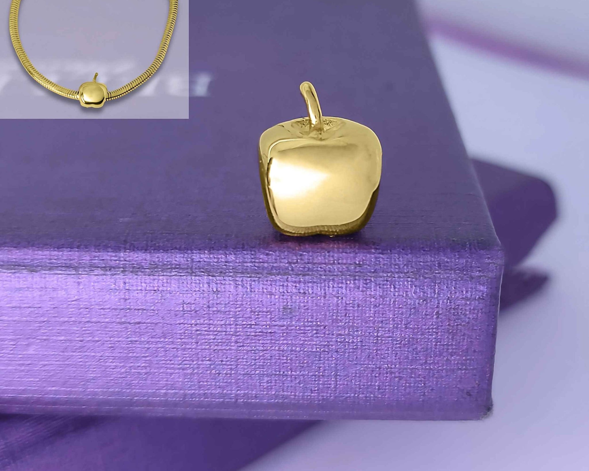 Apple Charm for Moments Bracelet - Moments Charm Bracelets by Belle Fever