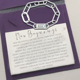 Begin Bracelet (With Amethyst Birthstone) | Endless Ties Collection - Endless Ties by Belle Fever