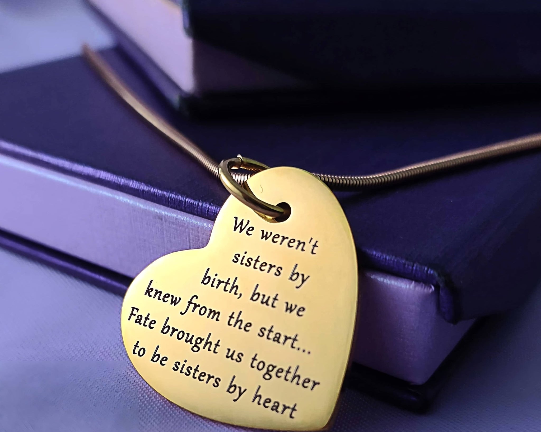 Bottom of My Heart Necklace - Mothers Jewellery by Belle Fever