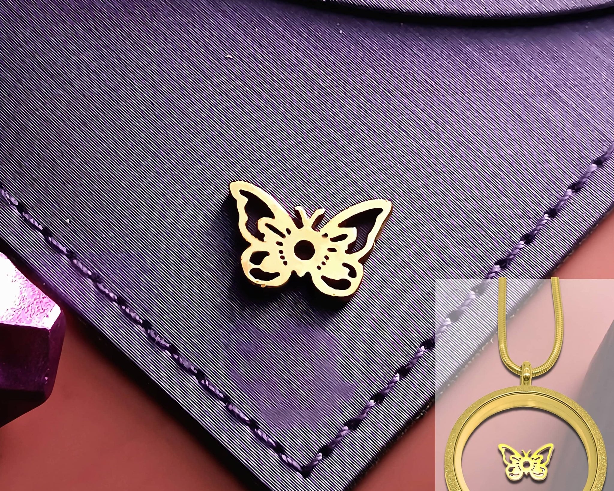 Butterfly Charm for Dream Locket - Floating Dream Lockets by Belle Fever