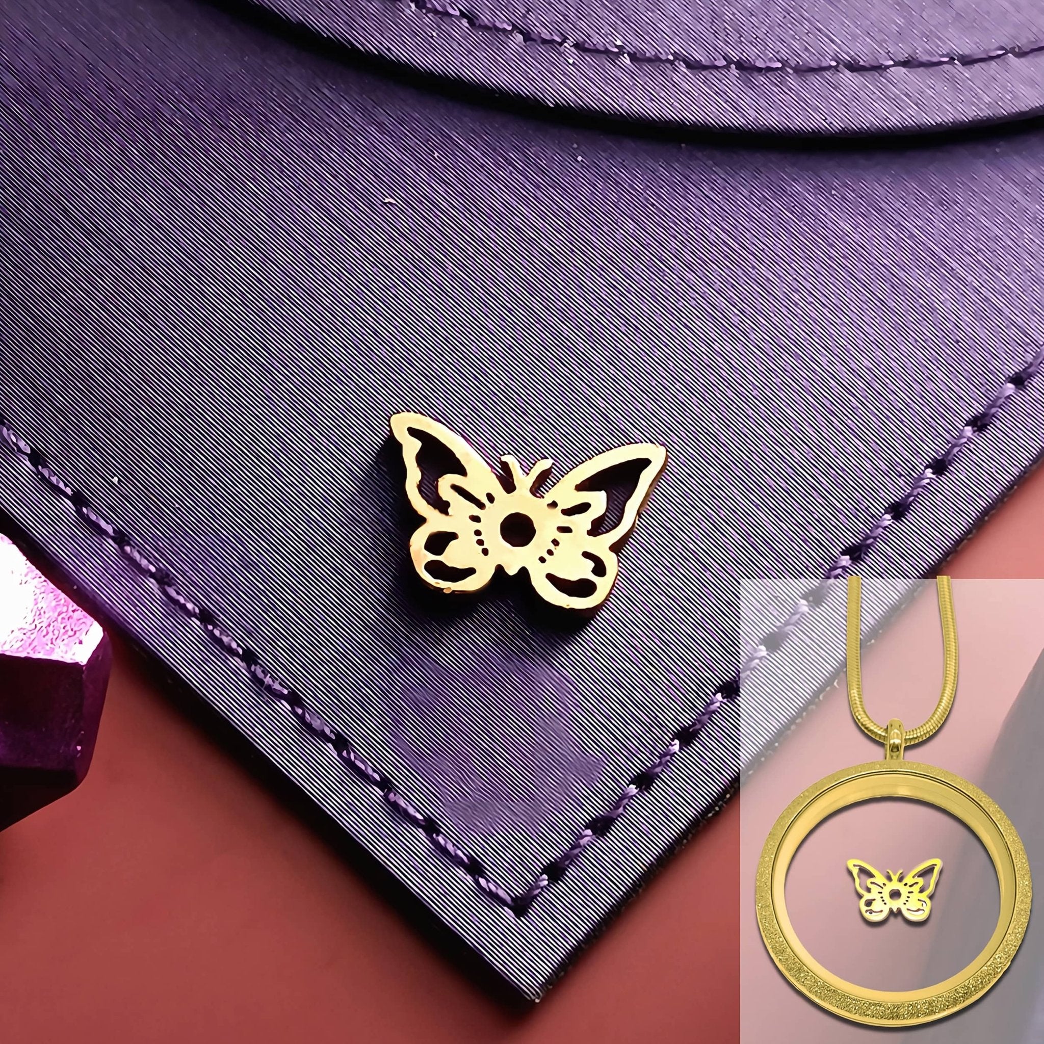 Butterfly Charm for Dream Locket - Floating Dream Lockets by Belle Fever